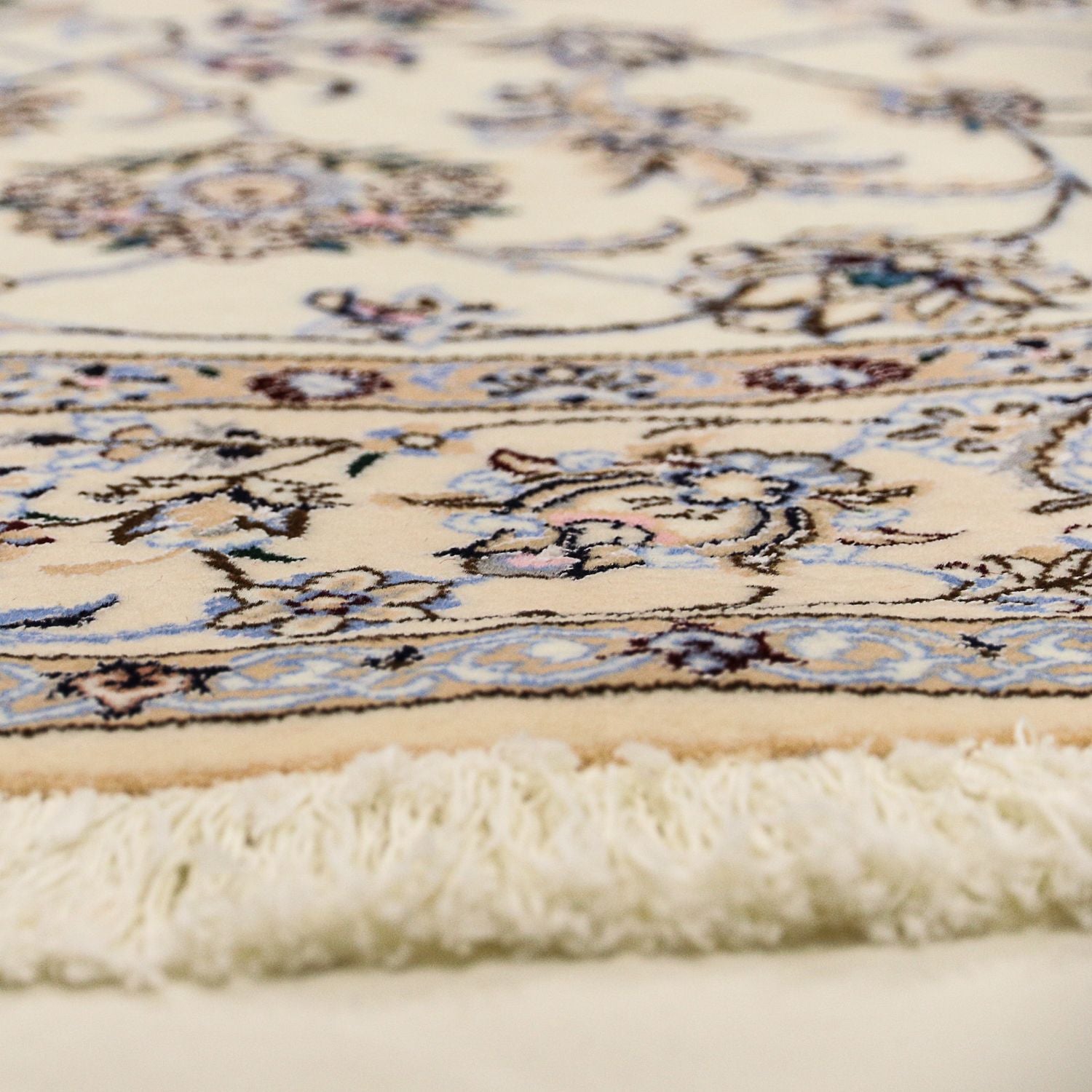 Alfombra Persa - Nain - Prima redondo  - 200 x 200 cm - beige