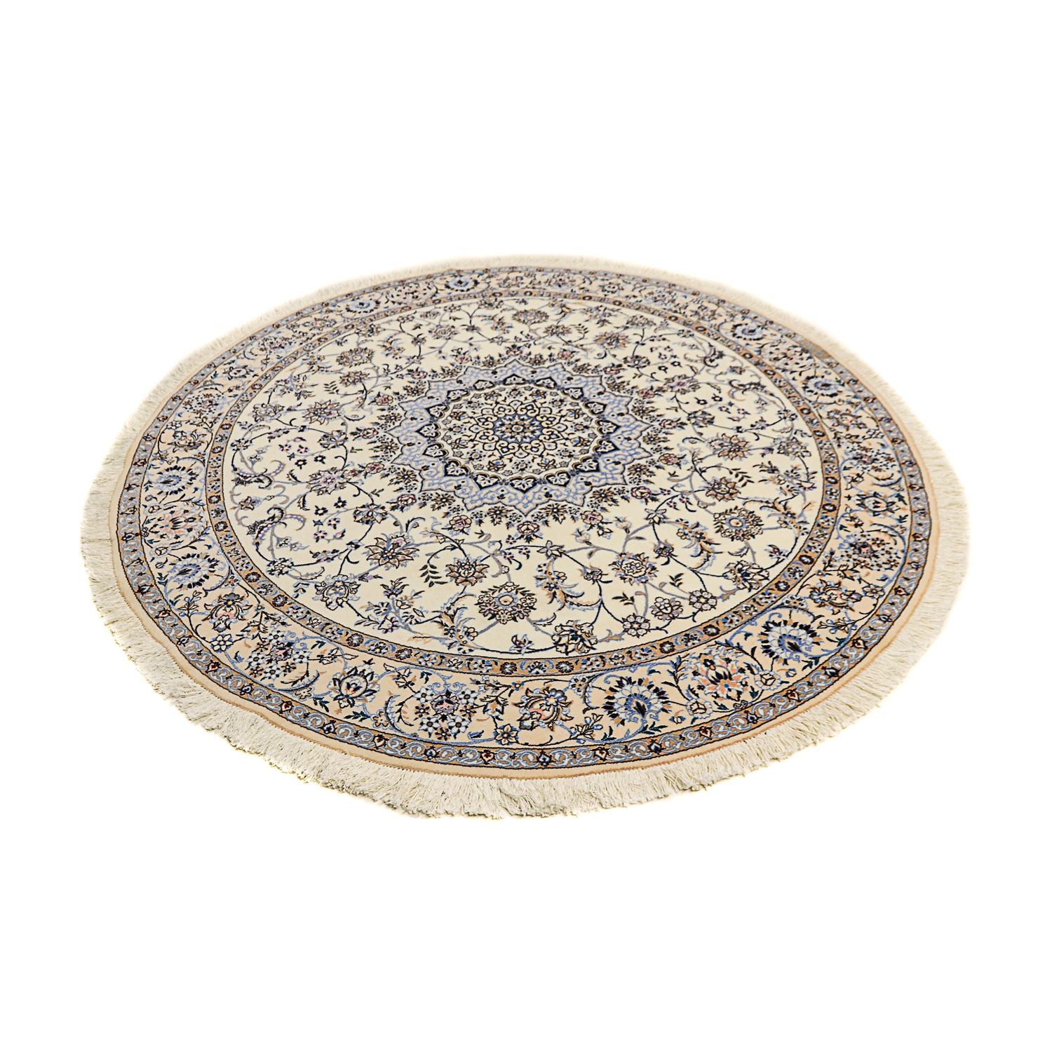 Alfombra Persa - Nain - Prima redondo  - 200 x 200 cm - beige