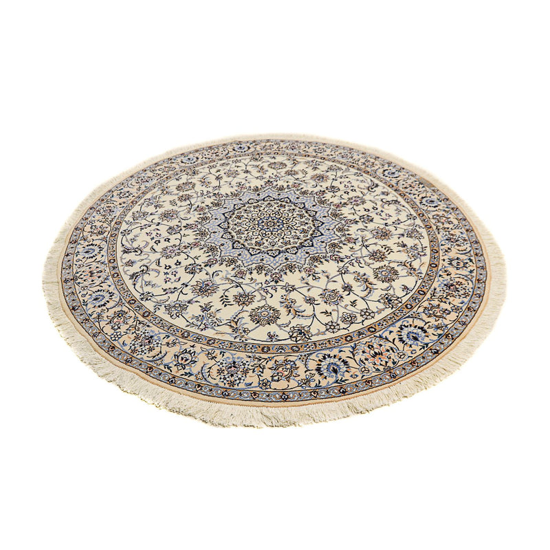 Alfombra Persa - Nain - Prima redondo  - 200 x 200 cm - beige