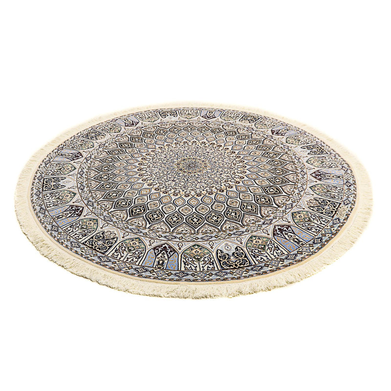 Alfombra Persa - Nain - Prima redondo  - 200 x 200 cm - beige