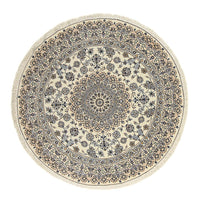Alfombra Persa - Nain - Real redondo  - 200 x 200 cm - beige