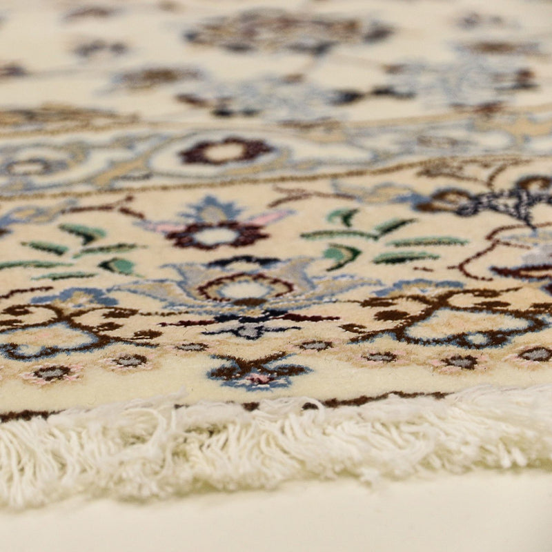 Alfombra Persa - Nain - Real redondo  - 200 x 200 cm - beige