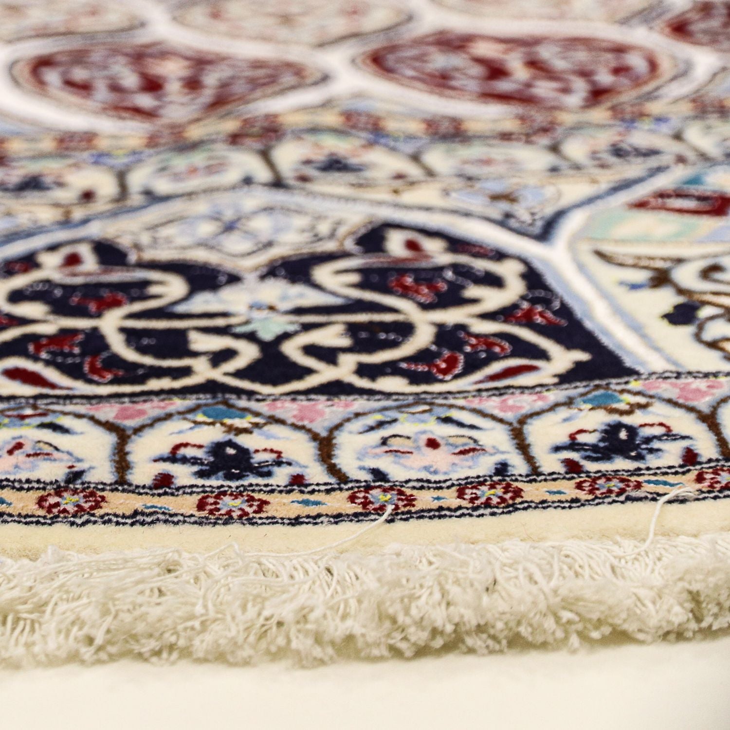 Alfombra Persa - Nain - Prima redondo  - 250 x 250 cm - beige