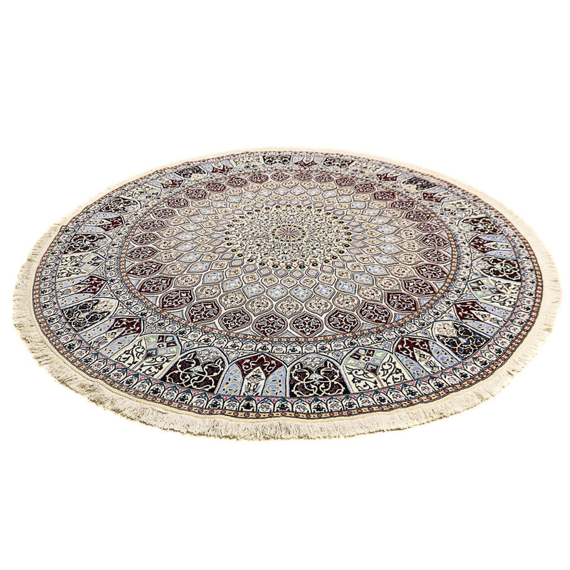 Alfombra Persa - Nain - Prima redondo  - 250 x 250 cm - beige
