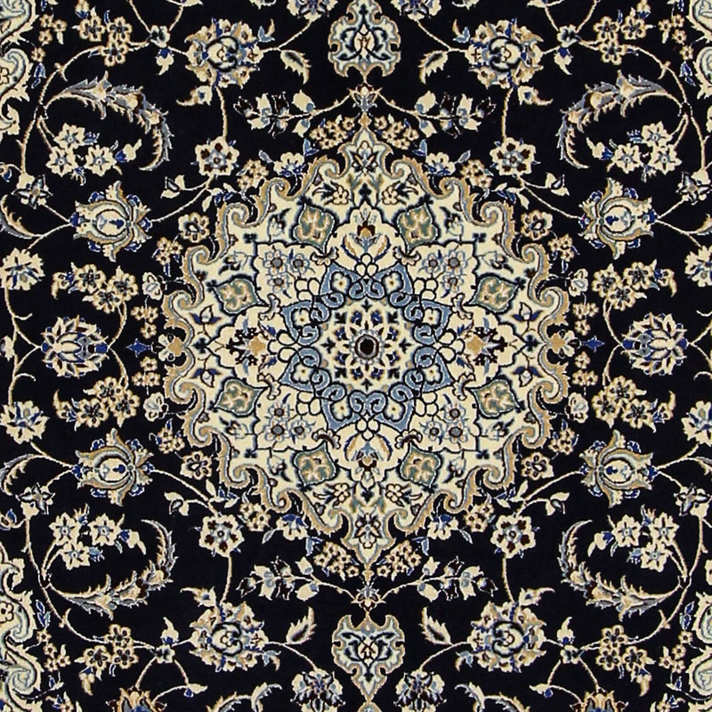 Alfombra Persa - Nain - Prima - 155 x 108 cm - azul oscuro