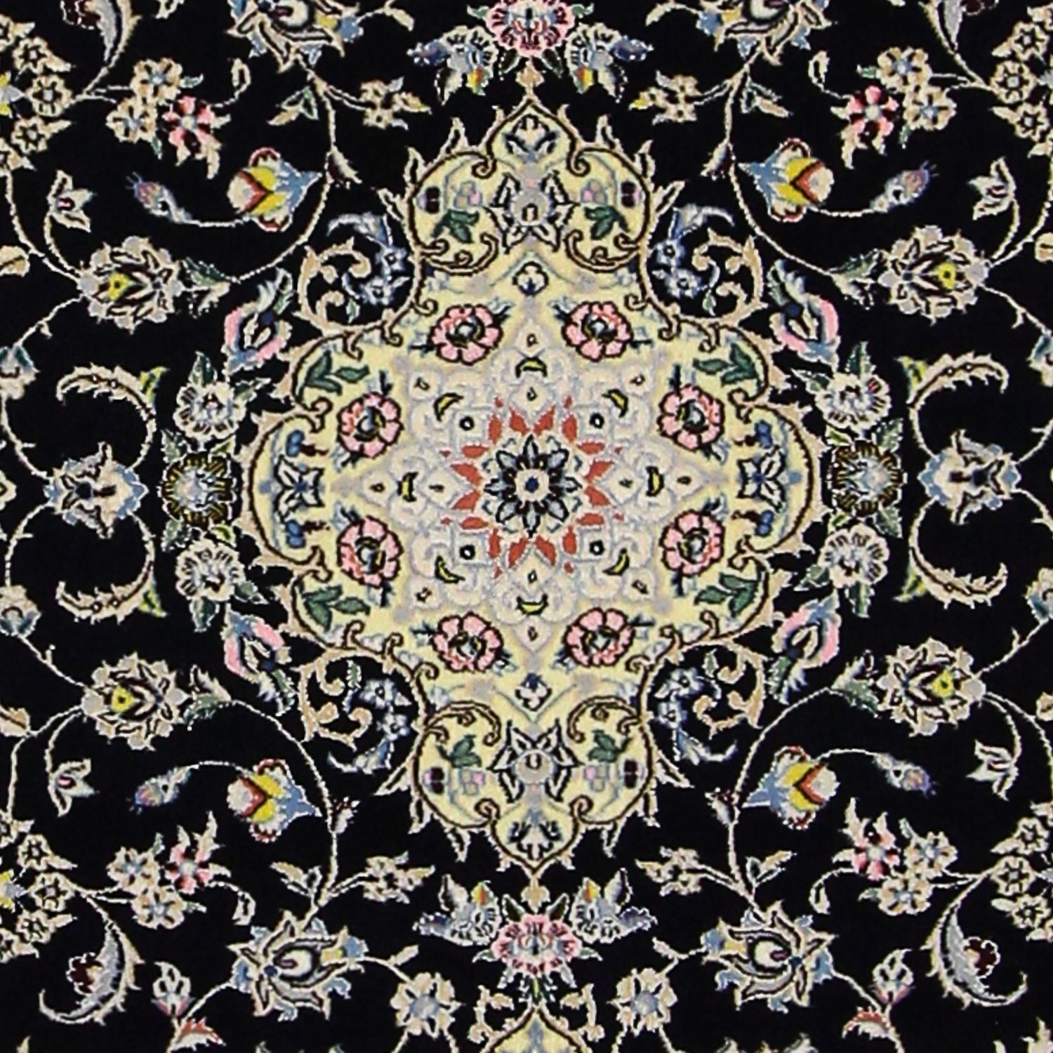 Alfombra Persa - Nain - Prima - 117 x 80 cm - azul oscuro