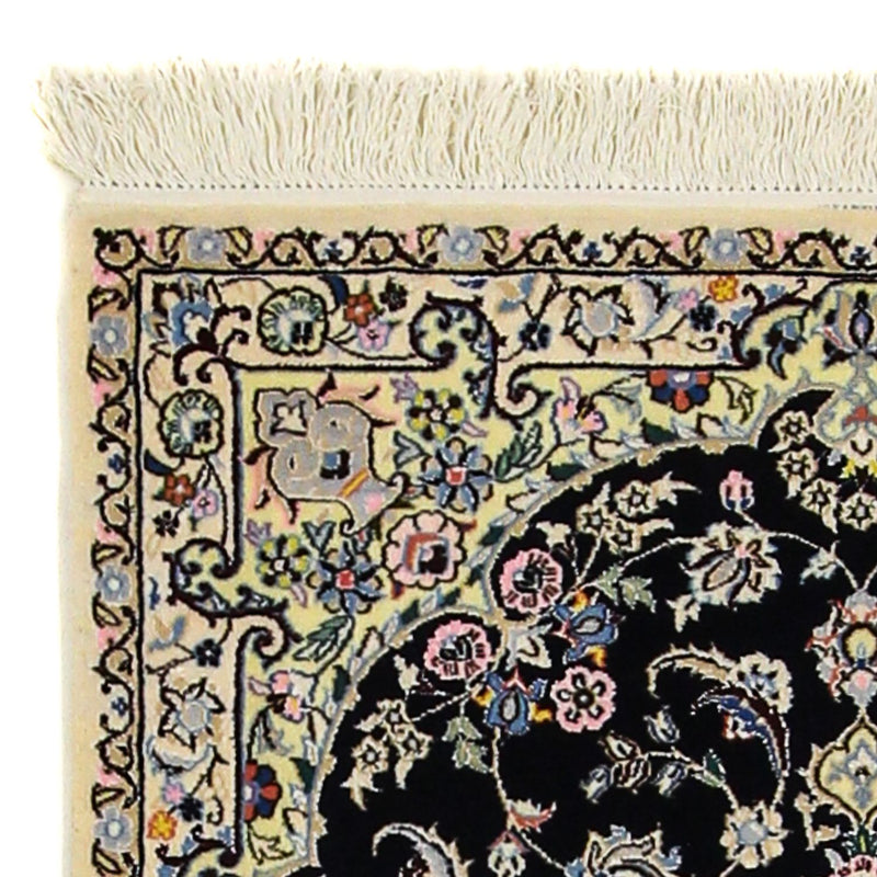 Alfombra Persa - Nain - Prima - 117 x 80 cm - azul oscuro