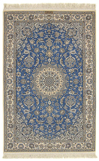 Alfombra Persa - Nain - Prima - 167 x 107 cm - azul