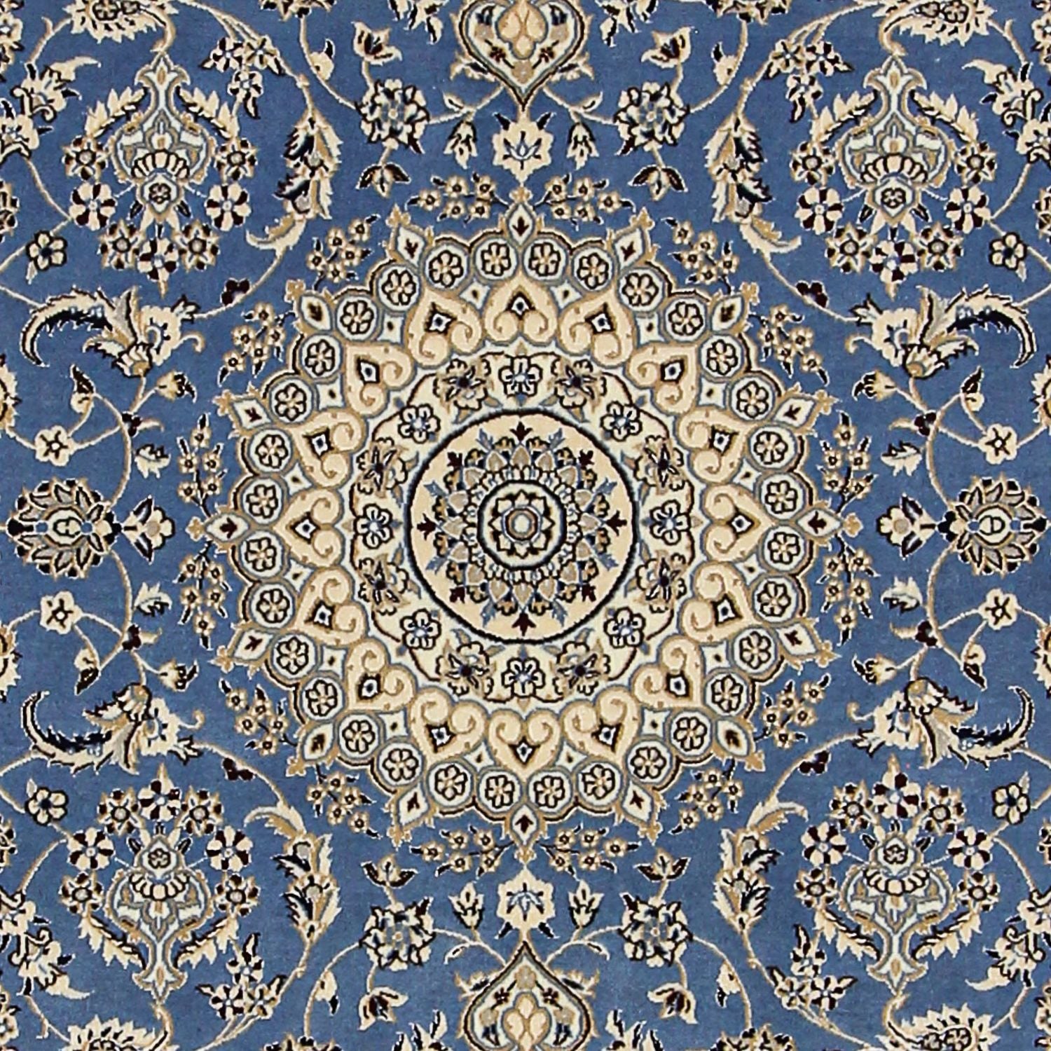 Alfombra Persa - Nain - Prima - 167 x 107 cm - azul