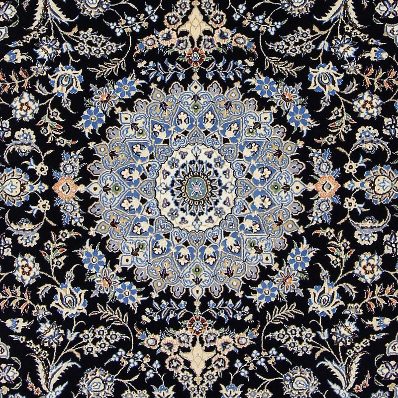 Alfombra Persa - Nain - Prima - 200 x 130 cm - azul oscuro