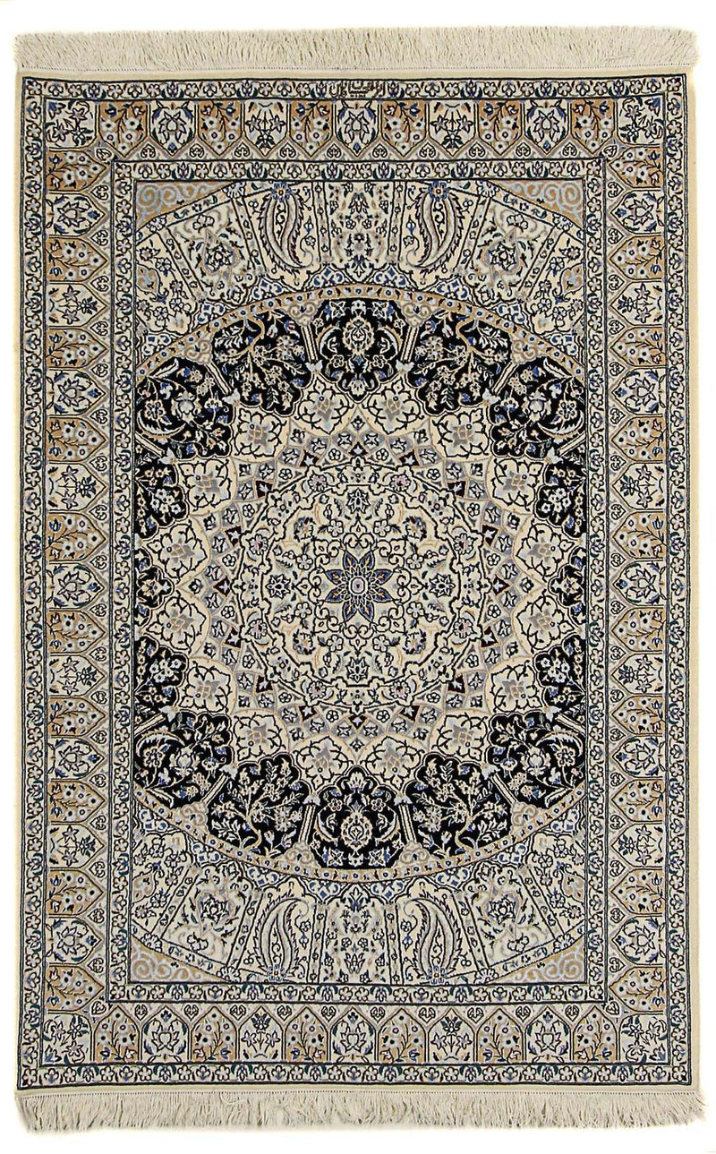 Alfombra Persa - Nain - Prima - 190 x 128 cm - beige