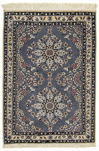 Alfombra Persa - Nain - Prima - 107 x 76 cm - gris