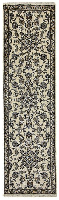 Alfombra de pasillo Alfombra persa - Nain - 293 x 80 cm - beige