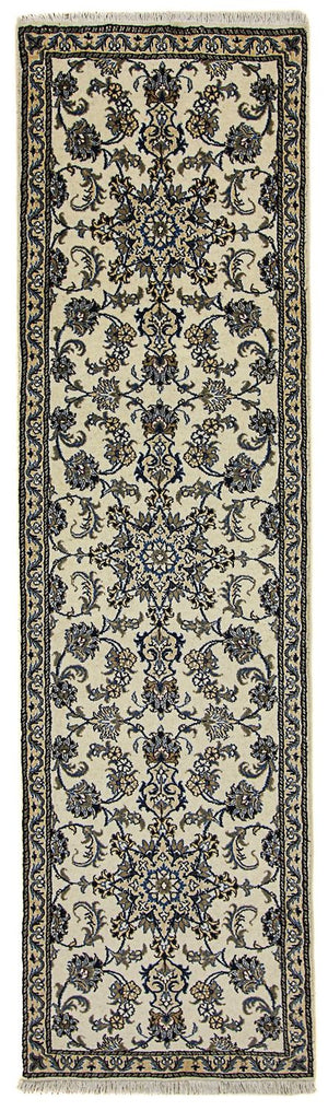 Alfombra de pasillo Alfombra persa - Nain - 293 x 80 cm - beige
