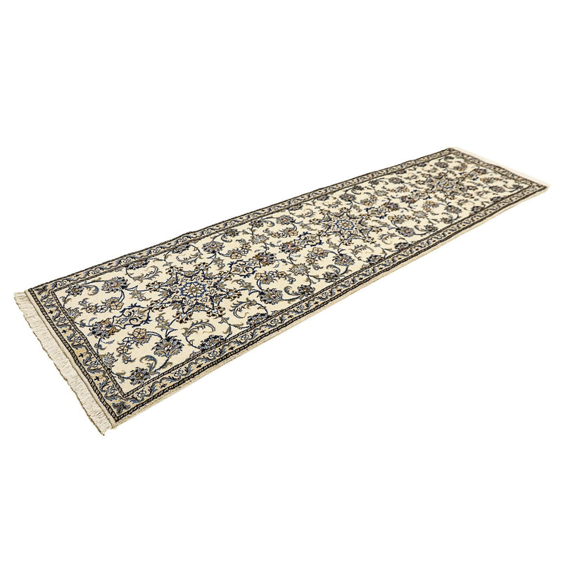 Alfombra de pasillo Alfombra persa - Nain - 293 x 80 cm - beige