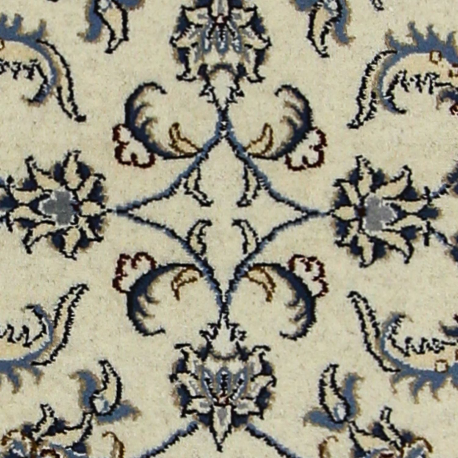 Alfombra de pasillo Alfombra persa - Nain - 194 x 80 cm - beige