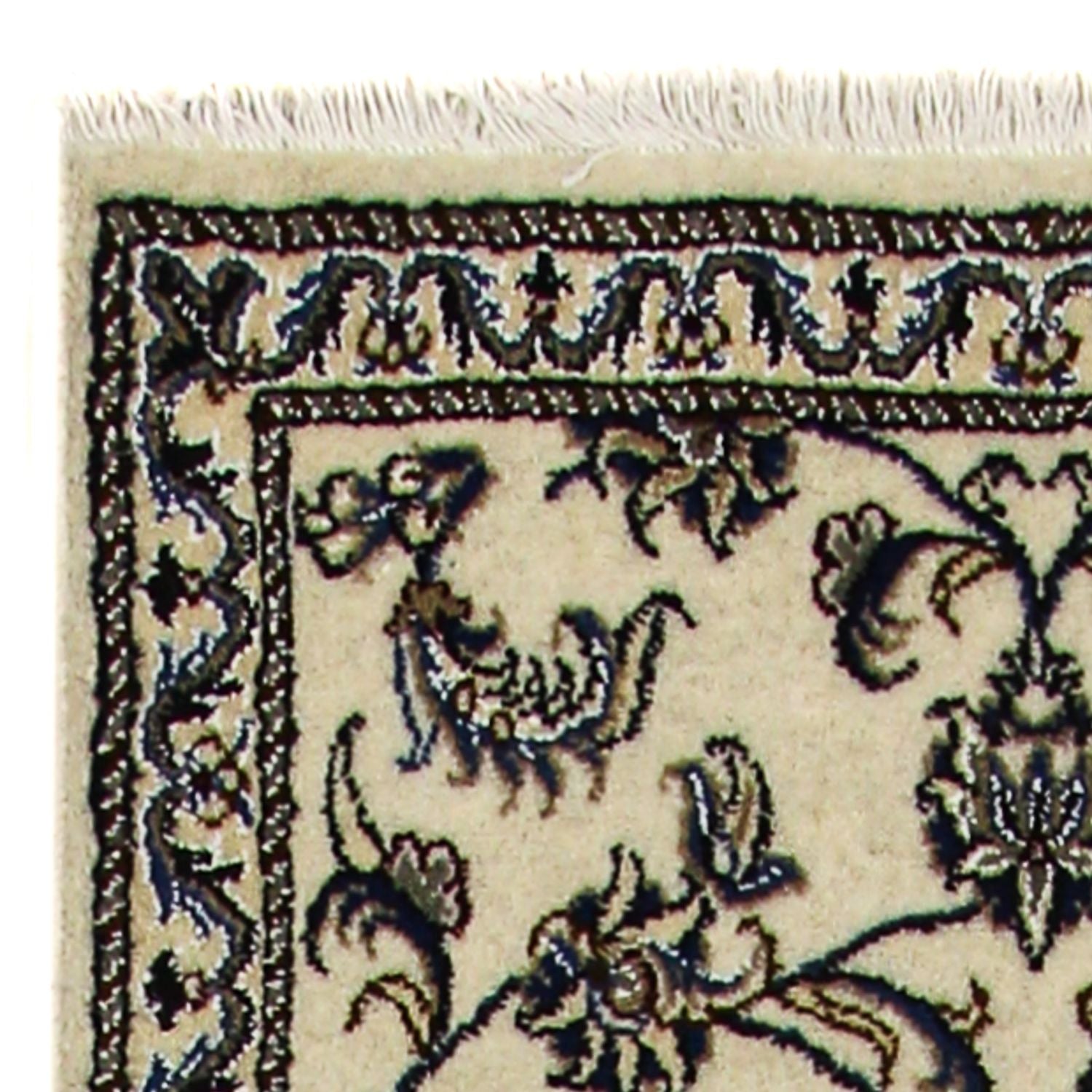 Alfombra de pasillo Alfombra persa - Nain - 284 x 76 cm - beige