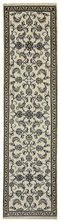 Alfombra de pasillo Alfombra persa - Nain - 300 x 77 cm - beige