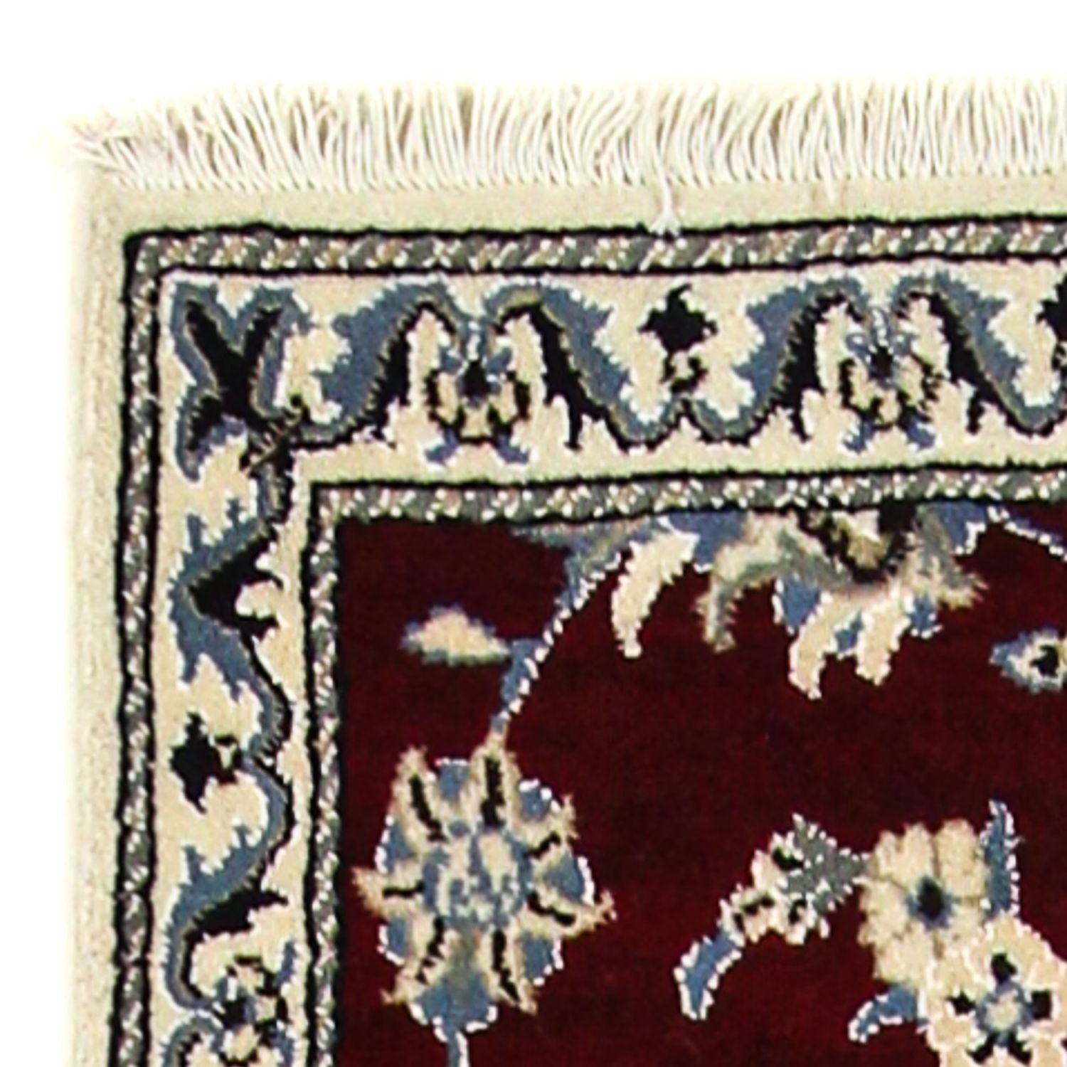 Alfombra de pasillo Alfombra persa - Nain - 197 x 80 cm - rojo oscuro