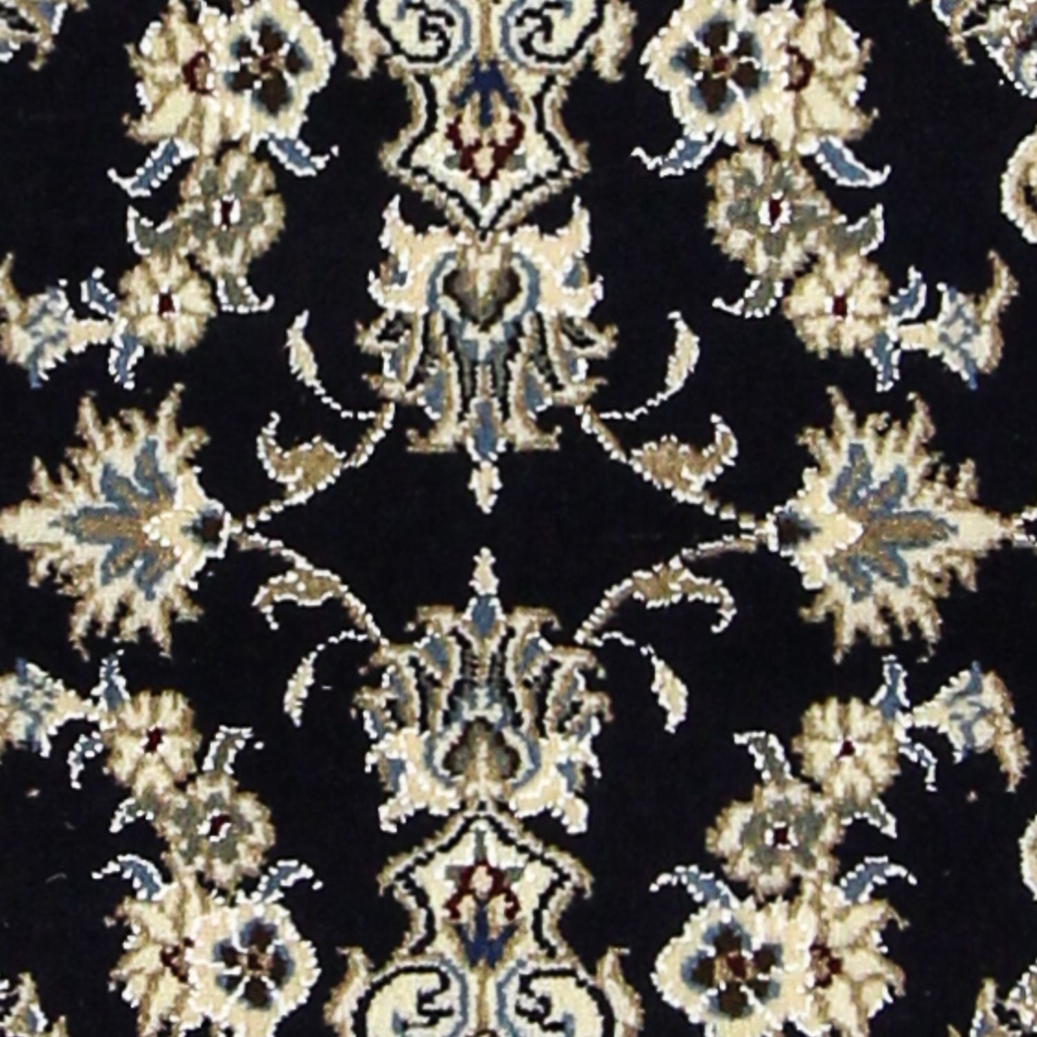 Alfombra de pasillo Alfombra persa - Nain - 192 x 78 cm - azul oscuro