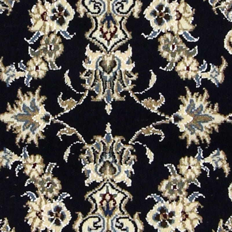 Alfombra de pasillo Alfombra persa - Nain - 192 x 78 cm - azul oscuro