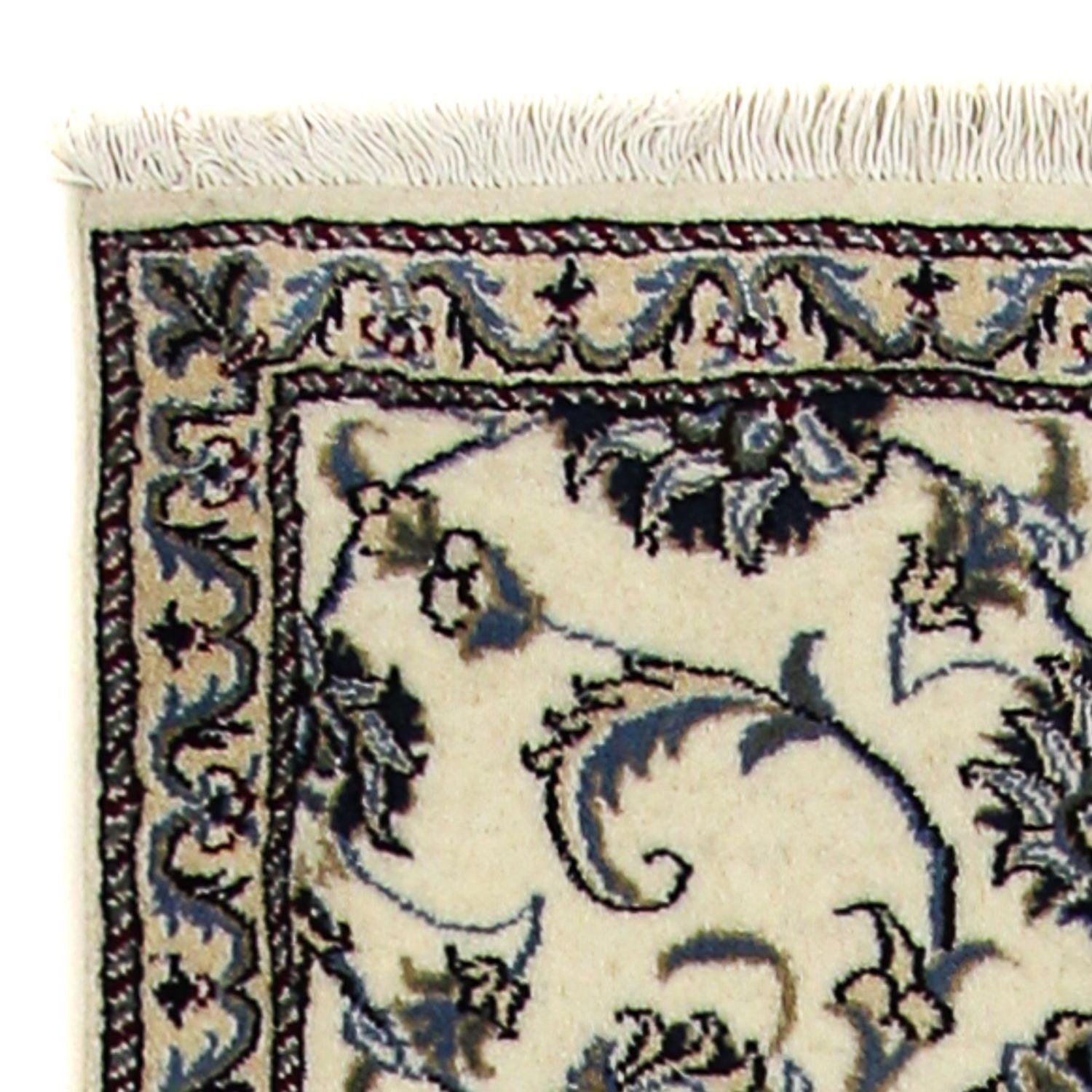 Alfombra de pasillo Alfombra persa - Nain - 240 x 77 cm - beige