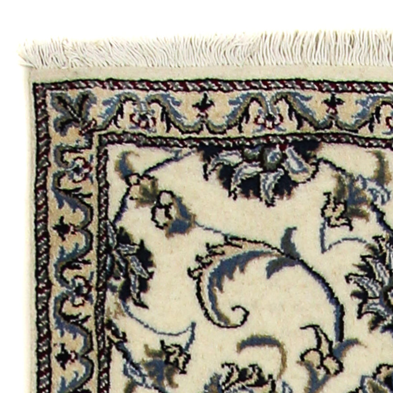 Alfombra de pasillo Alfombra persa - Nain - 240 x 77 cm - beige