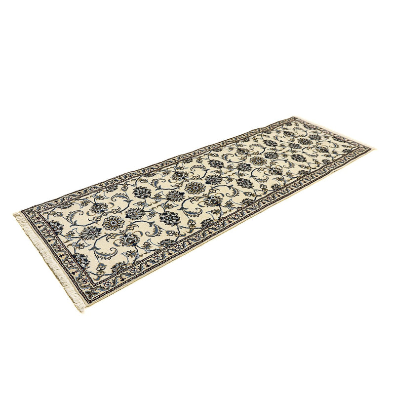 Alfombra de pasillo Alfombra persa - Nain - 240 x 77 cm - beige