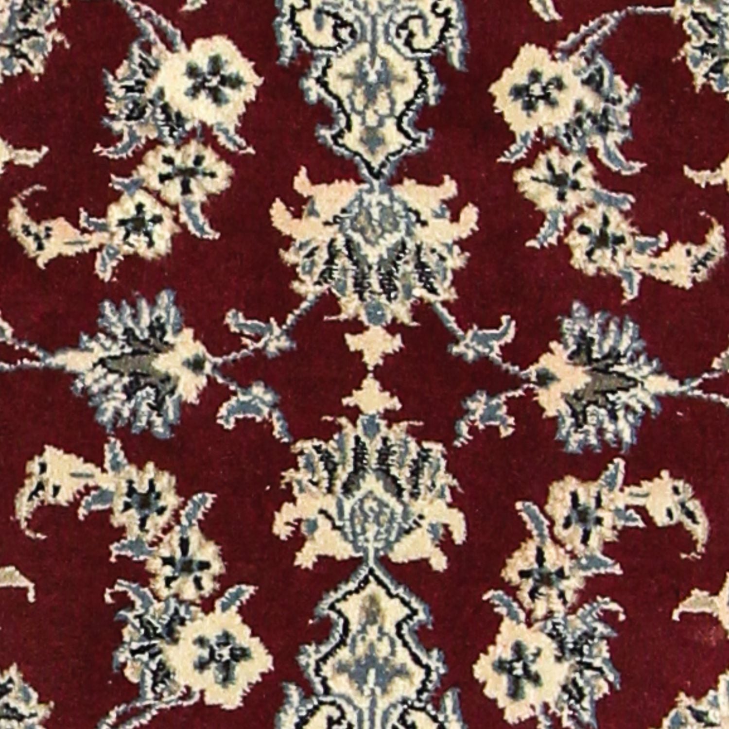 Alfombra de pasillo Alfombra persa - Nain - 193 x 80 cm - rojo oscuro