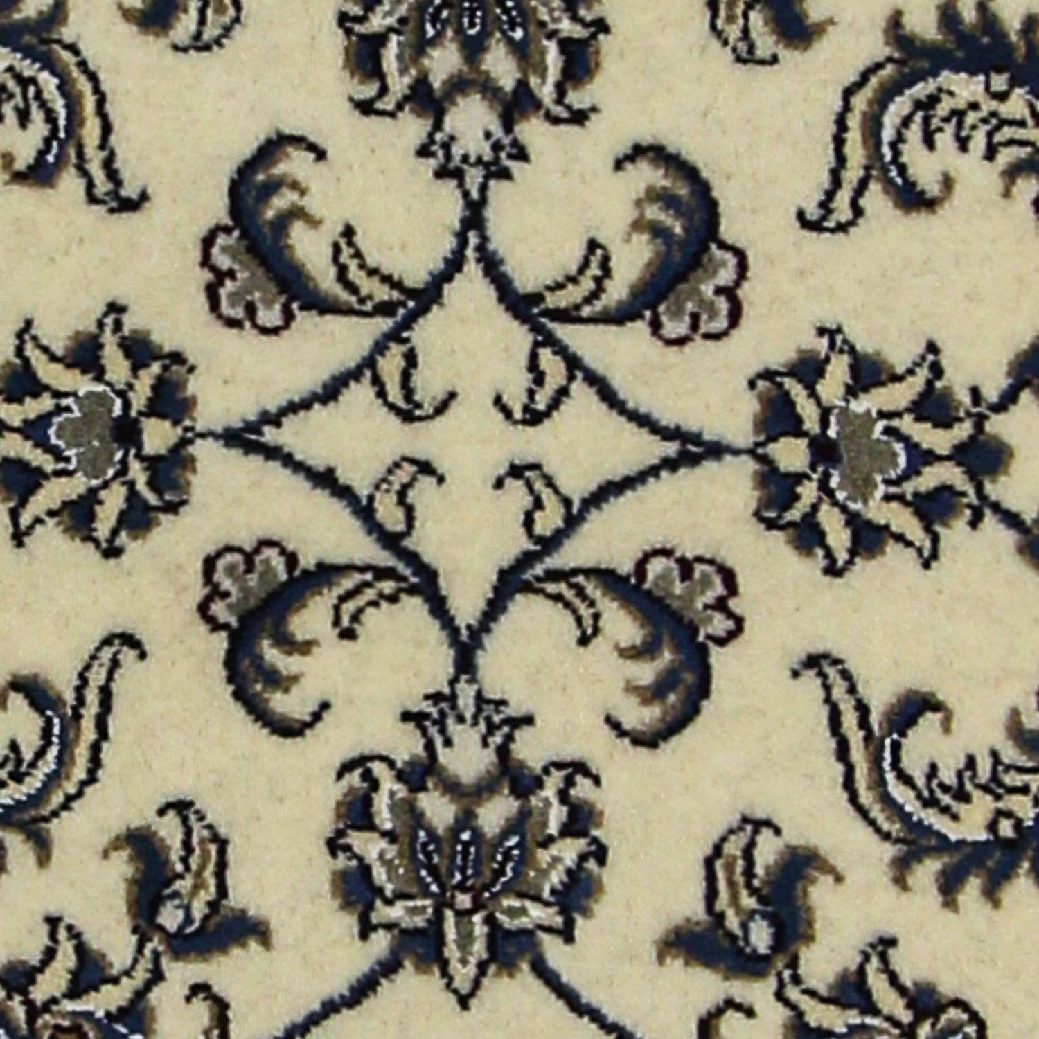 Alfombra de pasillo Alfombra persa - Nain - 197 x 79 cm - beige