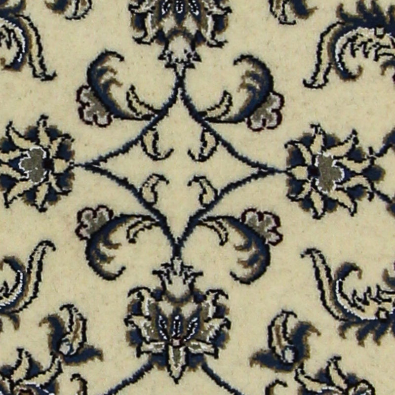 Alfombra de pasillo Alfombra persa - Nain - 197 x 79 cm - beige