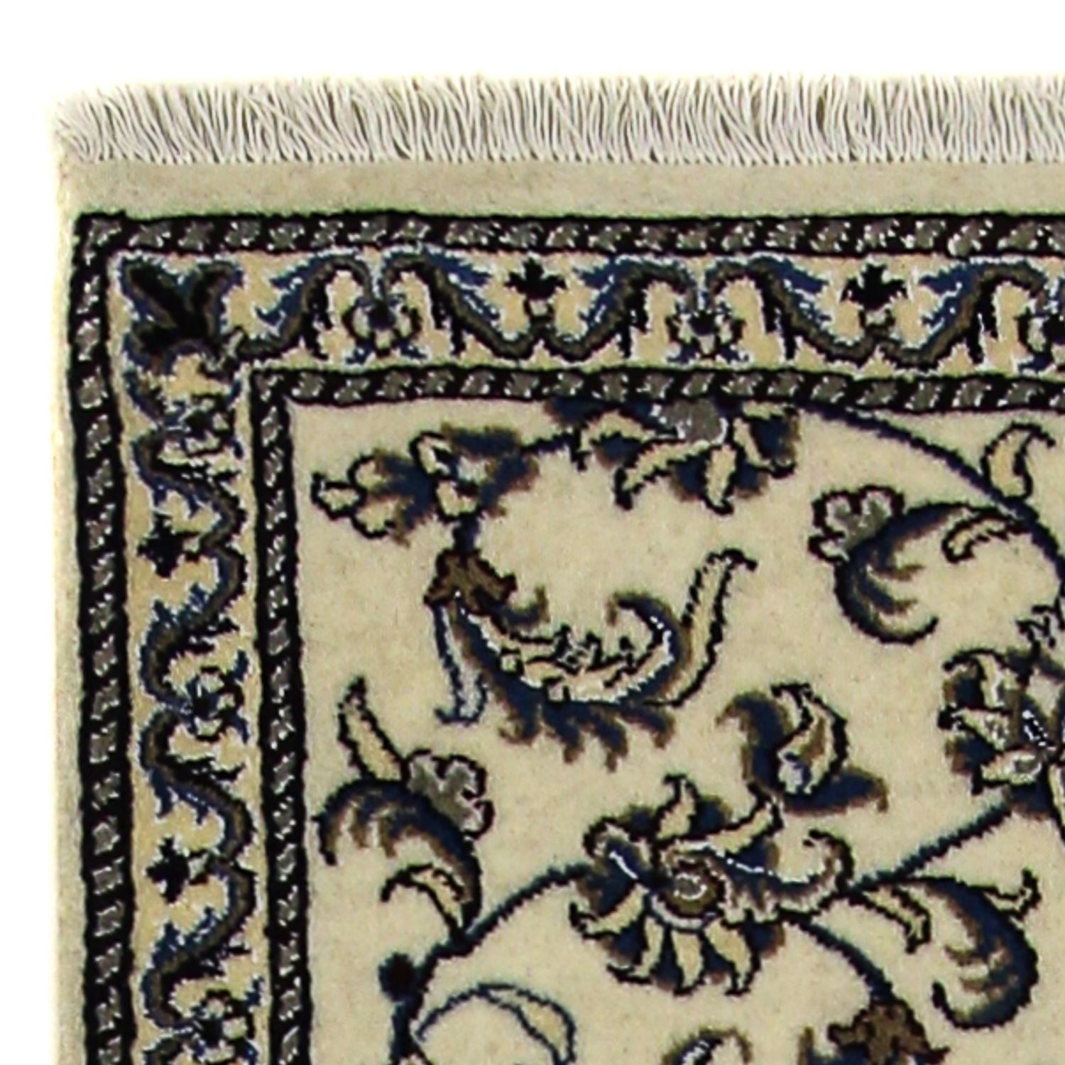 Alfombra de pasillo Alfombra persa - Nain - 197 x 79 cm - beige