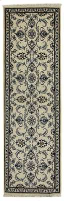 Alfombra de pasillo Alfombra persa - Nain - 247 x 77 cm - beige