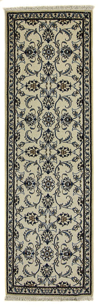 Alfombra de pasillo Alfombra persa - Nain - 247 x 77 cm - beige