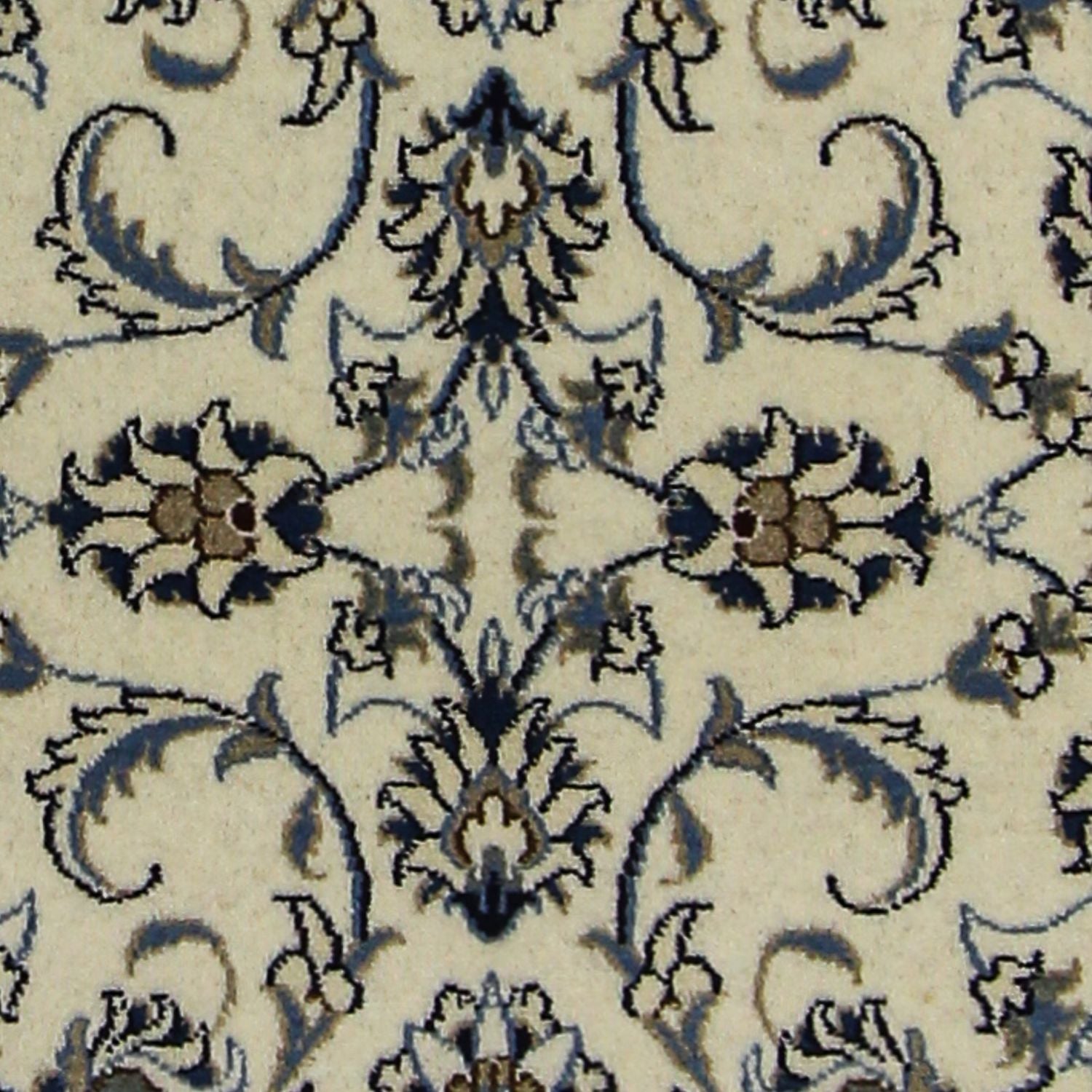 Alfombra de pasillo Alfombra persa - Nain - 247 x 77 cm - beige