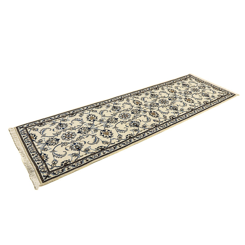 Alfombra de pasillo Alfombra persa - Nain - 247 x 77 cm - beige