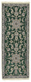 Alfombra de pasillo Alfombra persa - Nain - 200 x 74 cm - verde oscuro