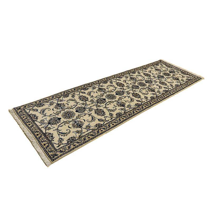 Alfombra de pasillo Alfombra persa - Nain - 240 x 78 cm - beige