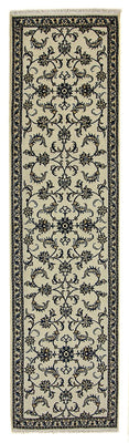Alfombra de pasillo Alfombra persa - Nain - 296 x 79 cm - beige
