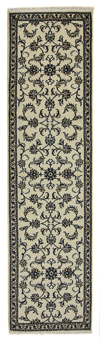 Alfombra de pasillo Alfombra persa - Nain - 296 x 79 cm - beige