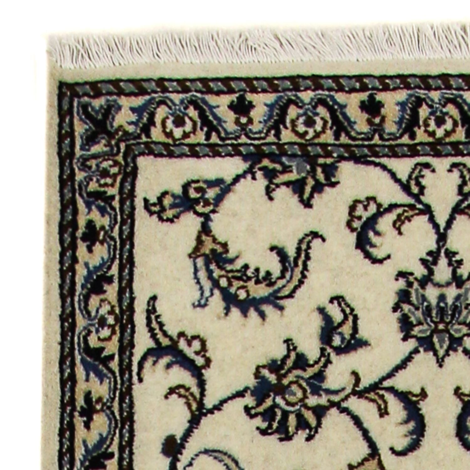 Alfombra de pasillo Alfombra persa - Nain - 296 x 79 cm - beige