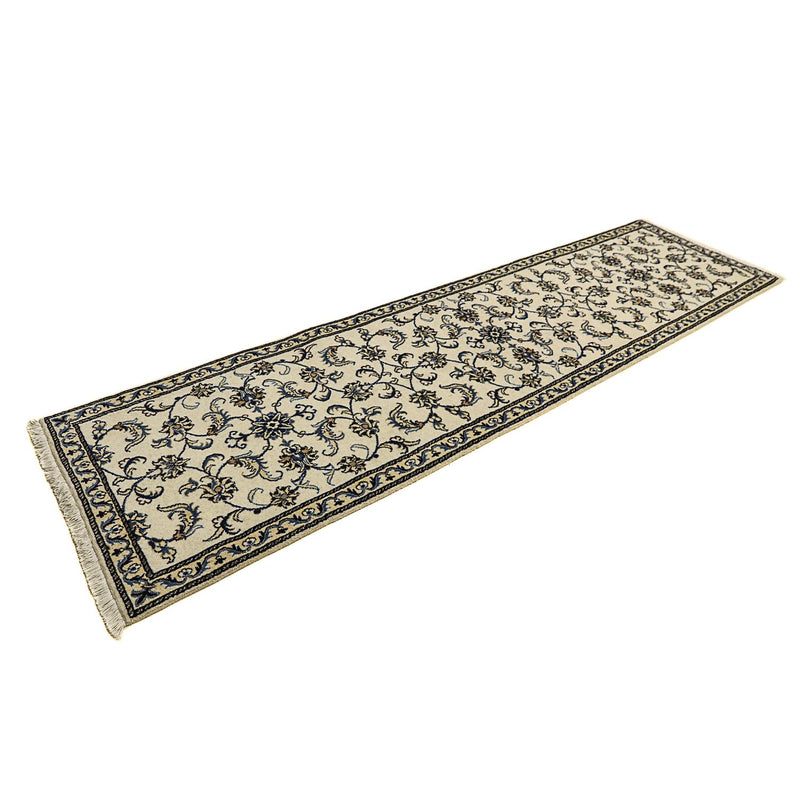 Alfombra de pasillo Alfombra persa - Nain - 290 x 78 cm - beige