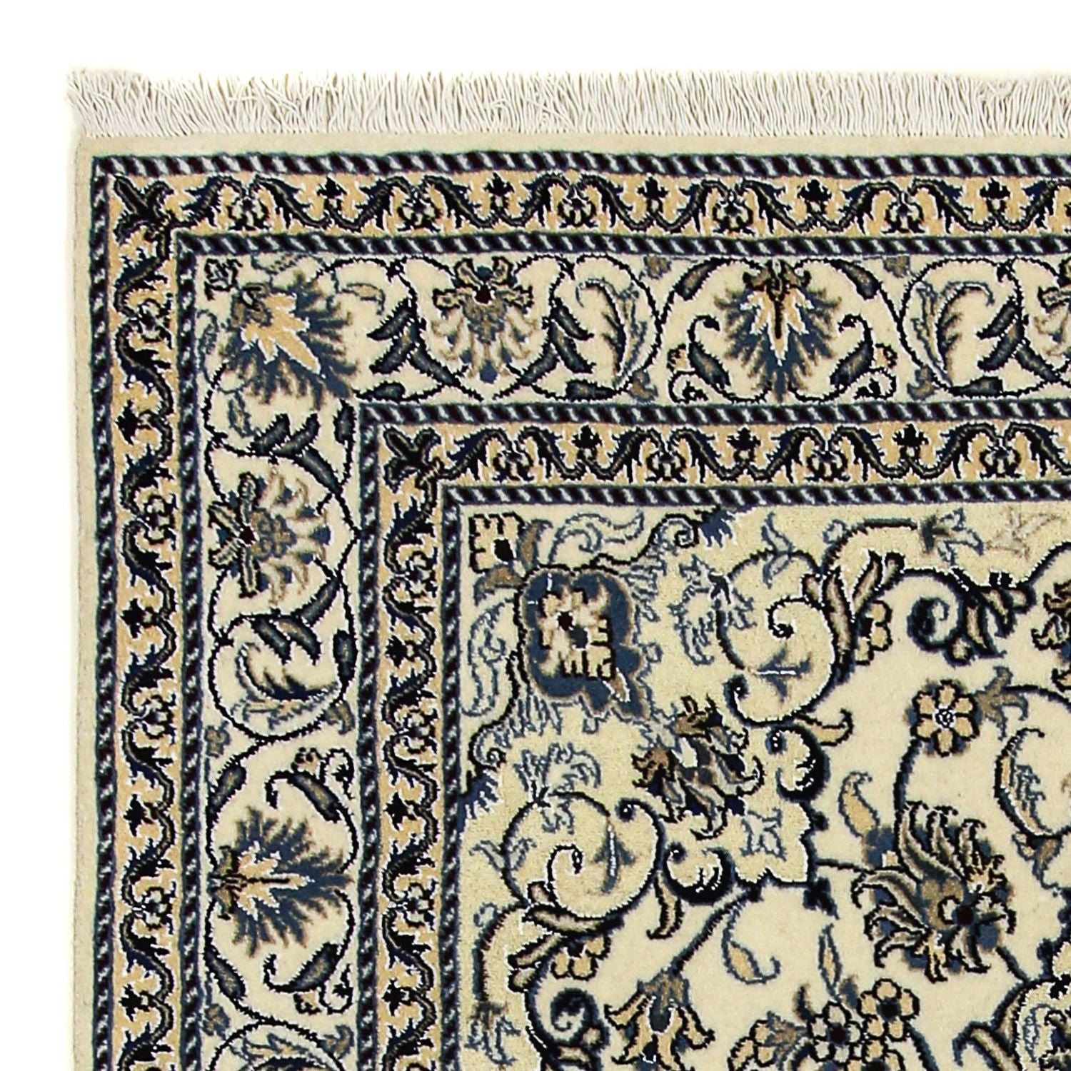 Alfombra persa - Nain - 200 x 148 cm - beige
