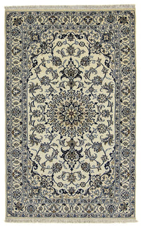 Alfombra persa - Nain - 201 x 125 cm - beige
