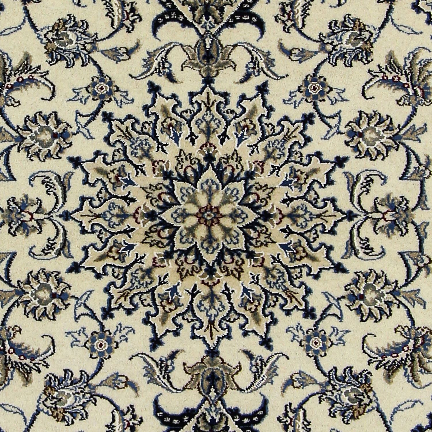 Alfombra persa - Nain - 201 x 125 cm - beige