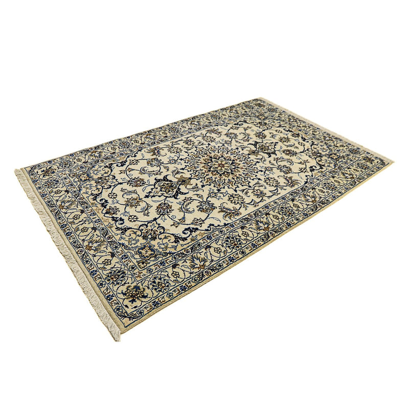 Alfombra persa - Nain - 201 x 125 cm - beige