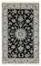Alfombra persa - Nain - 198 x 117 cm - azul oscuro