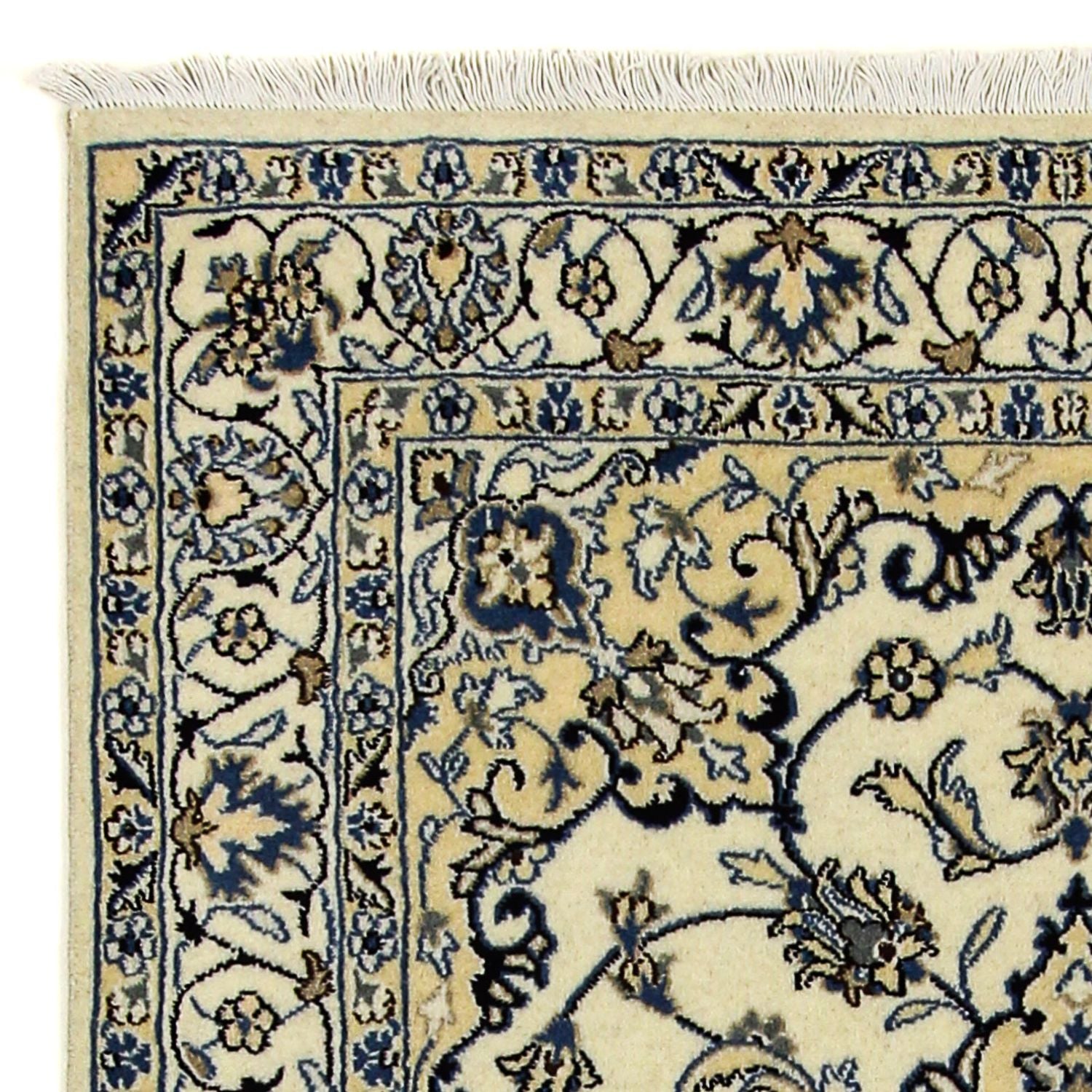 Alfombra persa - Nain - 203 x 125 cm - beige