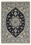 Alfombra persa - Nain - 205 x 143 cm - azul oscuro
