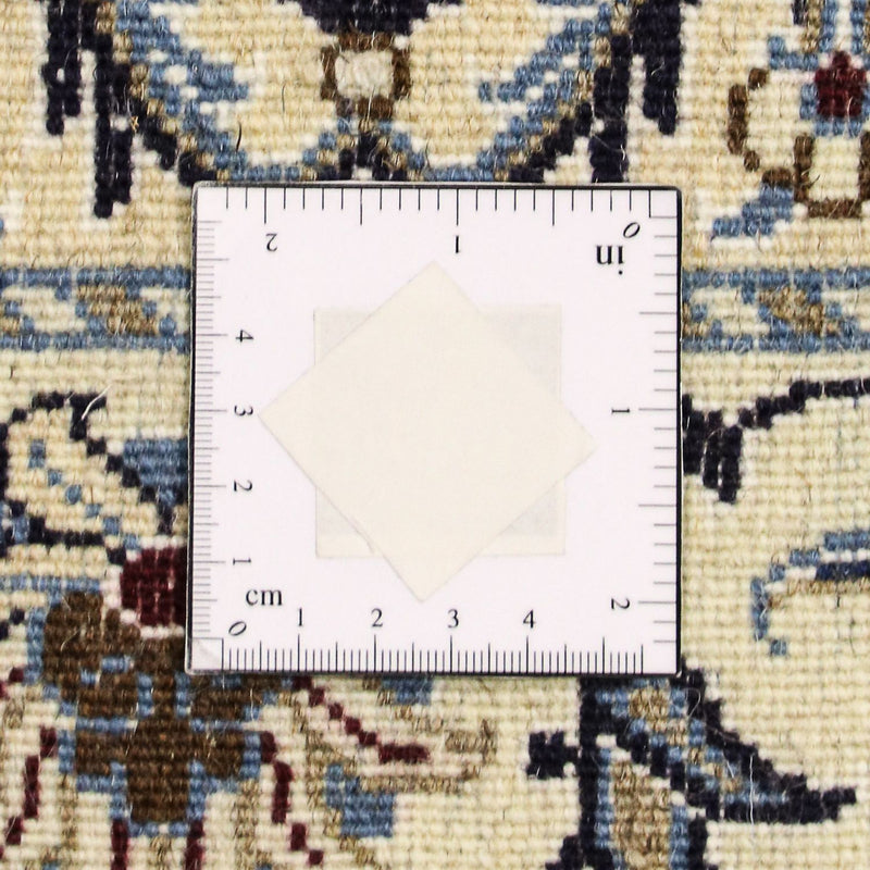 Alfombra persa - Nain - 205 x 143 cm - azul oscuro
